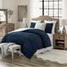 Swift Home Luxurious Reversible High Pile Plush and Sherpa Comforter Set