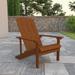 Outdoor All-Weather Poly Resin Wood Adirondack Chair - 29.5"W x 33.5"D x 35"H