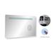 39-1/2" x 23-1/4" Wall Mount LED Bathroom Mirror Touch Button Dual Light with Magnifier