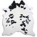 Cowhide Area Rugs NATURAL HAIR ON COWHIDE BLACK AND WHITE 2 - 3 M GRADE A size ( 22 - 32 sqft ) - Big