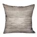 Plutus Silver Lake Weave Silver Solid Luxury Outdoor/Indoor Decorative Throw Pillow