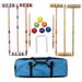 Hey! Play! Complete Croquet Set with Carrying Case - Multicolor - 3" Ball