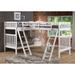 Aurora Twin Over Twin Wood Bunk Bed with Third Bunk Extension