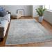 Bohemian Vintage Tan/Gray Distressed Medallion Hand Woven Wool Rug