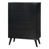 Fopp Mid-century Modern 4-Drawer Solid Wood Chest by Furniture of America