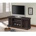 Porch & Den Kittery 47-inch Greyish Dark Brown Wood TV Cabinet with 2 Doors