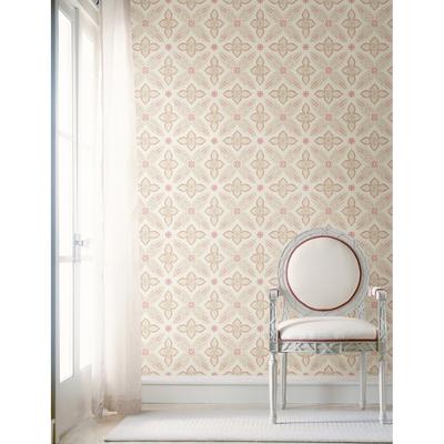Colusa, Off Beat Ethnic Geometric Floral, 33 FT. L x 20.5In. W Wallpaper Roll