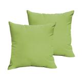 Sorra Home Sloane Apple Green 22 x 22-inch Indoor/ Outdoor Knife Edge Pillow Set