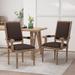 Maria French Country Upholstered Dining Chairs by Christopher Knight Home - 23.75" L x 23.75" W x 39.75" H