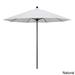 California Umbrella 9' Rd. Aluminum Frame, Fiberglass Rib Market Umbrella, Push Open, Bronze Finish, Pacifica Fabric