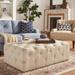 Knightsbridge Rectangular Tufted Ottoman with Casters by iNSPIRE Q Artisan