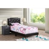 Carson Carrington Valsnas Adjustable Tufted Faux Leather Panel Bed