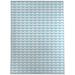 MID CENTURY SCALLOP BLUE Area Rug by Kavka Designs