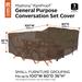 Classic Accessories Madrona RainProof General Purpose Patio Cover, Dark Cocoa