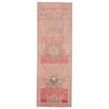 Faron Machine Washable Medallion Pink/ Tan Area Rug