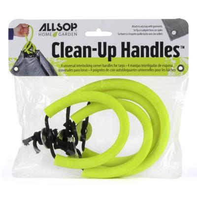 Allsop Clean-Up Handles Green Synthetic Canvas Handles