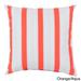 Thin Stripes Outdoor Safe Decorative Throw Pillow