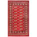 HERAT ORIENTAL Handmade One-of-a-Kind Bokhara Wool Rug - 3' x 5'2