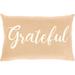 Porch & Den Vernonia Linen "Grateful" Lumbar Throw Pillow Cover