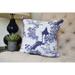 20 x 20 inch China Old Floral Print Pillow