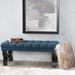 Scarlette Tufted Fabric Ottoman Bench by Christopher Knight Home - 41.00" L x 17.25" W x 16.75" H