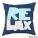 Relax Beach Indoor/Outdoor Decorative Throw Pillow