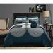 Chic Home 13-Piece Adana Teal Bed in a Bag Comforter Set