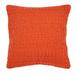 Tommy Bahama Island Essentials Cross Weave Orange Throw Pillow