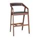 Aurelle Home Pio Modern Solid Wood Bar Stool