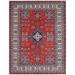 Handmade One-of-a-Kind Kazak Vegetable Dye Wool Rug (Afghanistan) - 5'2 x 6'8