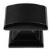 GlideRite 25-Pack 1-1/4-inch Domed Square Cabinet Knob Matte Black