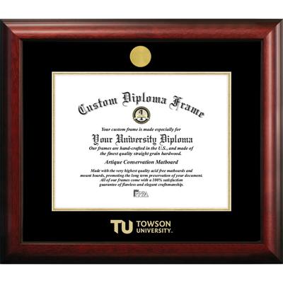 Towson University 14w x 11h Gold Embossed Diploma Frame