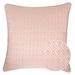 Jacquard Plaid Throw Pillow, Pink Diamond Decorative Square Couch Cushion Pillow Sham 20 x 20 Inch