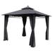 St. Kitts 10-foot Double-vented Canopy Gazebo