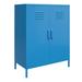 The Novogratz Cache 2 Door Metal Locker Storage Cabinet