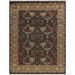 Pak-Persian Lourdes Black/Lt. Gray Wool Rug (9'1 x 11'9) - 9 ft. 1 in. x 11 ft. 9 in. - 9 ft. 1 in. x 11 ft. 9 in.