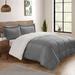 Swift Home Reversible Micromink and Sherpa Down Alternative Bedding Comforter Set