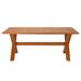 Eucalyptus Grandis Wood Farmhouse Style Table by National Tree Company