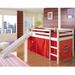 Donco Kids Twin-size Tent Loft Bed with Slide