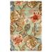 Petal Pusher Handmade Floral Area Rug