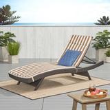 Salem Outdoor Wicker Adjustable Chaise Lounge with Cushion by Havenside Home