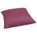 Sorra Home Purple Orchid 26-inch Square Indoor/ Outdoor Floor Pillow with Sunbrella Fabric
