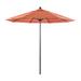 California Umbrella 9' Rd. Aluminum Frame, Fiberglass Rib Patio Umbrella with Sunbrella Fabric, Base Not Included