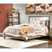 Malt Contemporary Grey Faux Leather Upholstered Tufted Platform Bed by Furniture of America