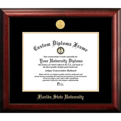 Florida State University 14w x 11h Gold Embossed Diploma Frame