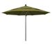 California Umbrella 11' Rd Aluminum Frame, Fiberglass Rib Market Umbrella, Push Open, Bronze Finish, Pacifica Fabric