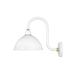 Hinkley Foundry 1-Light Outdoor Wall Mount Lantern in Gloss White