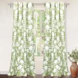 Porch & Den Nolana Floral Room-darkening Grommet Curtain Panel Pair