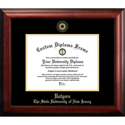 Rutgers University, The State University of New Jersey, 11w x 8.5h Gold Embossed Diploma Frame