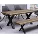 Best Master Furniture 71 Inch Rustic Natural Rectangular Dining Table - Rustic Natural